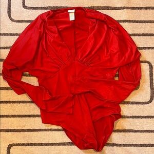 H&M Red Bodysuit